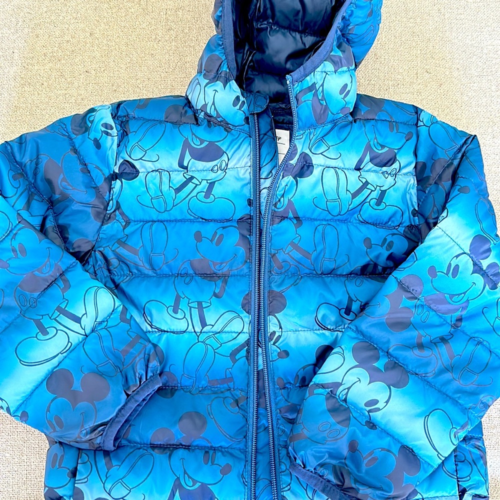 Gap Mickey Mouse puffer  coat